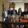 Il Presidente Club Reporter con i Sindaci (Raduno del M.to 2014)